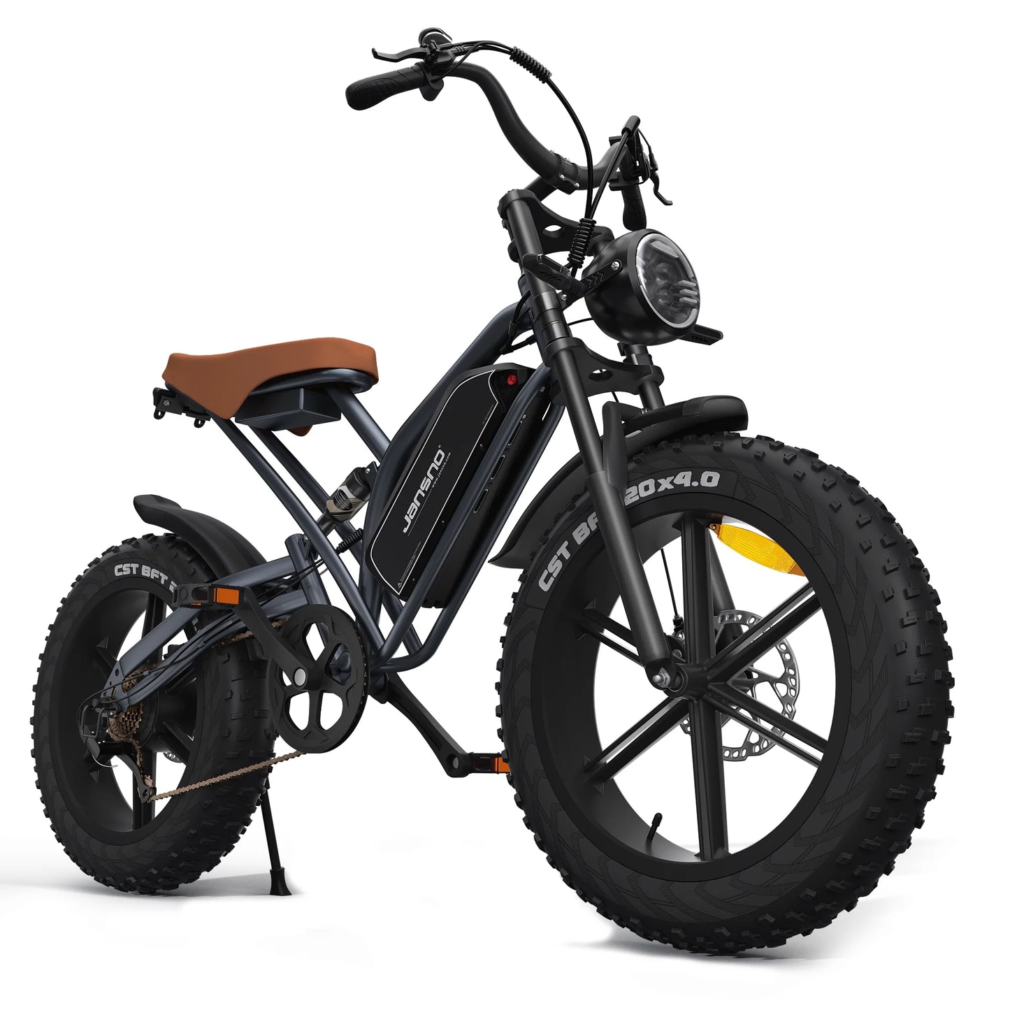 Electric Bike 20" X 4.0 Electric Bike for Adults with 750W Brushless Motor, Long-Lasting 48V 14Ah Removable Battery, 7-Speed Transmission , 20 Inch Fat Tires,Integrated Wheels
