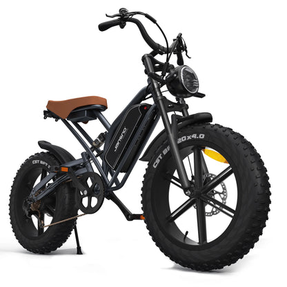 Electric Bike 20" X 4.0 Electric Bike for Adults with 750W Brushless Motor, Long-Lasting 48V 14Ah Removable Battery, 7-Speed Transmission , 20 Inch Fat Tires,Integrated Wheels