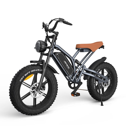 Electric Bike 20" X 4.0 Electric Bike for Adults with 750W Brushless Motor, Long-Lasting 48V 14Ah Removable Battery, 7-Speed Transmission , 20 Inch Fat Tires,Integrated Wheels