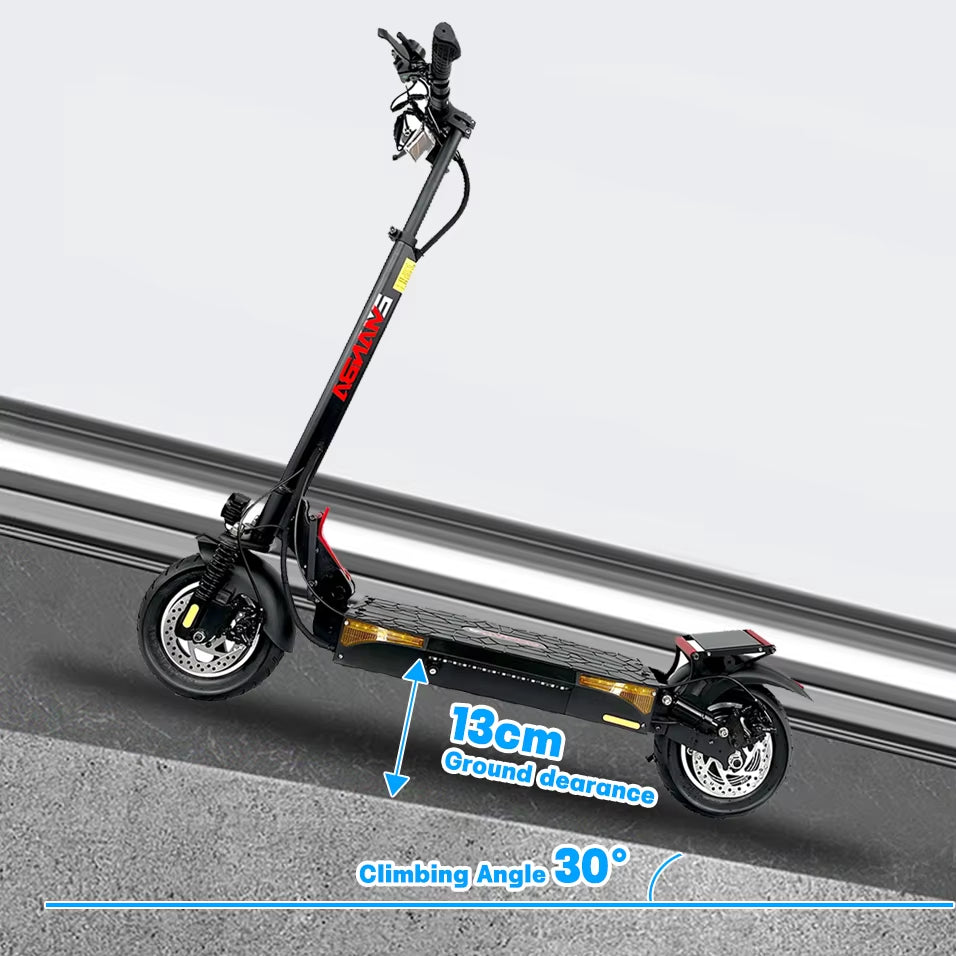 European US Warehouse Foldable 2 Wheel Portable Mobility Electric Scooter 800W for Adult